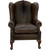 Coffee Wingback Chair