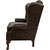 Coffee Wingback Chair