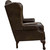 Coffee Wingback Chair