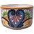 Blue Heart Wheel Planter