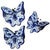 Brittany Butterflies Wall Art - Set of 3