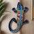 Red Flower Lizard Wall Art
