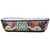 Maroon Flower Oval Planter