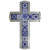 Blue Mosaic Cross Wall Art