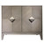 Modern Diamond Gray Cabinet