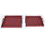 Red Riviera Trays - Set of 2