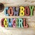 Cowboy Colorful Metal Art Sign
