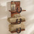 Rustic Horseshoe Wall Shelf