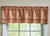 Cowboy Barbed Wire Lined Valance