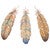 Feather Winds Wall Art - Set of 3