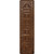 Western Stitched Leather Style Rug - 2 x 8