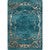 Prairie Scrolls Turquoise Rug - 8 x 11