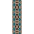 Southwestern Diamond Teal & Brown Rug - 2 x 8