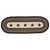 Black Lined Beacon Table Runner - 36 Inch