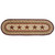 Starred Braided Stair Treads - Set of 2