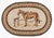 Waiting Horse Oval Patch Rug