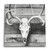 Barnwood Deer Skull Canvas Wall Art