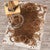 Horseshoe & Cowhide Brown Rug - 11 x 13