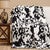 Midwest Cowhide Stretchy Throw