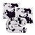 Elsa Black & White Pillow & Throw