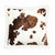 Elsa Chocolate & White Pillow & Throw Set (3pc)