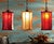 Rawhide Pendant Light - Red - CLEARANCE