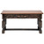 Cattle Baron Carved Longhorn Console Table