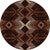 Aztec Arrows Rug - 8 Ft. Round