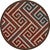 Canyon Maze Rug - 8 Ft. Round