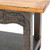 Cheyenne Carved Scrollwork Console Table