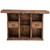 Saloon Bar with Footrail - Brown