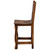 Clarence Starred Brown Barstool - 30 Inch Clarence Starred Brown Barstool - 30 Inch