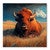 Western Plains Bison Canvas