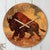 Stampede Sundown Wall Clock