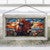 Wildflower Bison Stained Glass Art