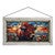 Wildflower Bison Stained Glass Art