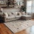 Crosspoint Brown Rug - 5 x 8