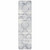 Bisbee Diamonds Blue Rug - 2 x 8