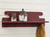 Rustic Farm Shelf with Hooks
