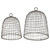Willow Glen Wire Cloches - Set of 2