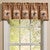 Cowboy Trails Lined Patch Valance