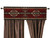 Gallop Claret Valance