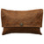 Gentle Fawn Pillow with Leather Back - 12 x 18