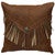 Gentle Fawn Pillow with Leather Back - 16 x 16