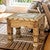 Tiled Star Honey End Table