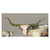 Longhorn Steer and Calf Taupe Canvas Art