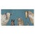 Farm Animals Teal Canvas Art