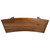 Mirabel Curved Rosewood Desk
