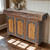 Lumberjack Console with Wood Beam Top