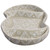 Pascoe Talavera Appetizer Plate - Sand & White